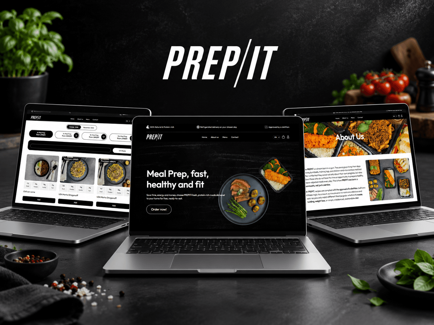 PREP/IT website and app screens